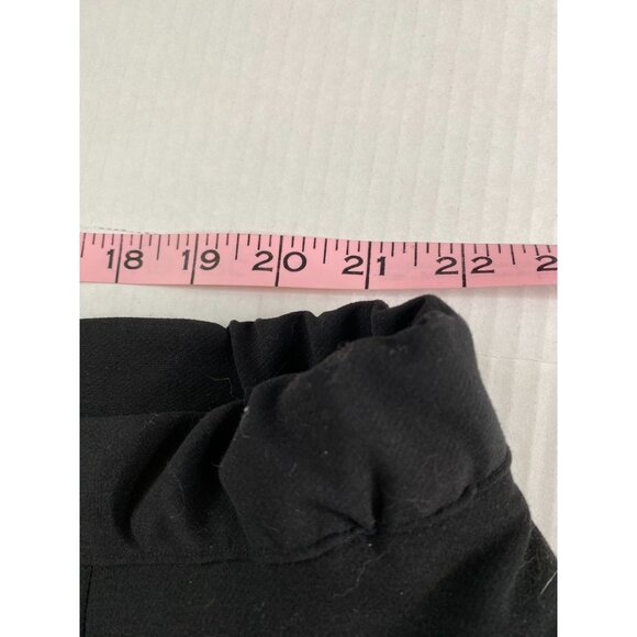 Womens Custom Made Black Relaxed Fit Pants With Elastic Waistband Size 24 - Picture 6 of 7